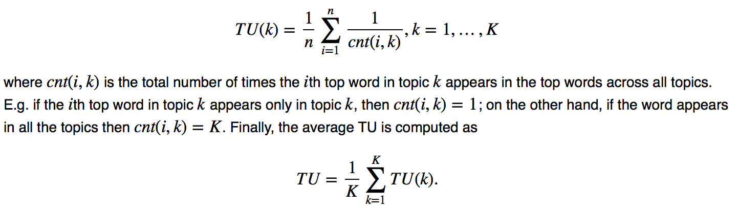 TU definition
